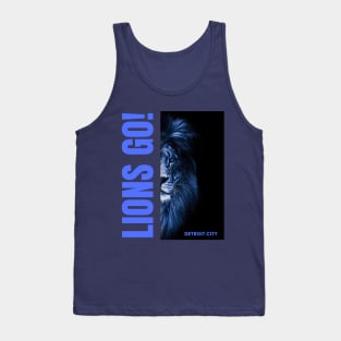 LIONS DETROIT GO DETROIT CITY Tank Top